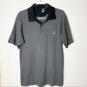 Torrey Pines Golf Course Shirt Polo Black White Cutter & Buck